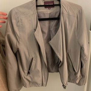 Gray business casual jacket